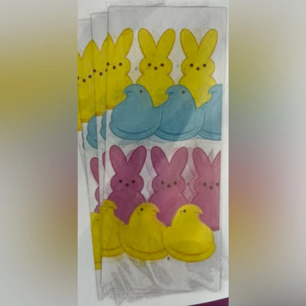 Peeps Treat Bags with Ties - Multicolor 40 Pack Bundle